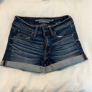 American Eagle super super stretch Midi in dark blue size 6